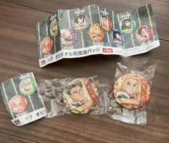 鬼滅の刃　くら寿司　オリジナル和風缶バッジ　煉獄杏寿郎　悲鳴嶼行冥