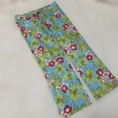 ZARA WOMAN ボタニカル柄 パンツ