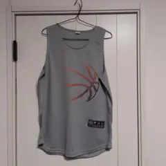 バスケットボール タンクトップ グレー M