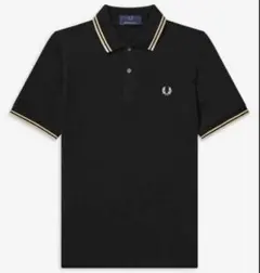 FRED PERRY ポロシャツ ブラック×ゴールド フレッドペリータグ付き新品のサムネイル