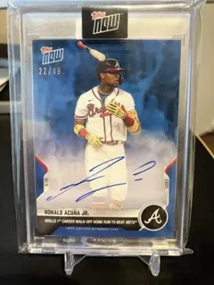 Topps NOW Ronald Acuña Jr. 친필 사인 카드