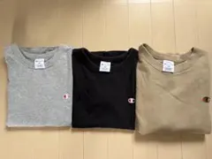 Champion Tシャツ・トレーナーセット グレー ブラック ベージュ