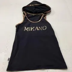 ミカノ　ミカランセ　フード付き　迷彩パイピング　タンクトップ