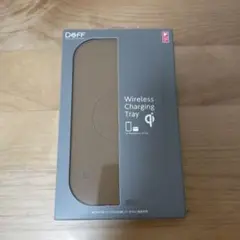 [24時間以内発送！美品]ディーフ　ワイヤレス充電トレー　キャメル