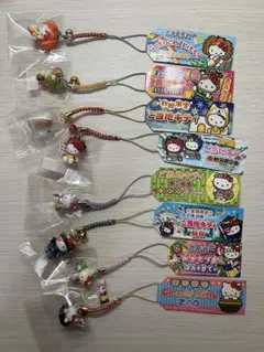 ご当地キティ ストラップ 8個セット 北海道 青森 秋田 宮城 限定