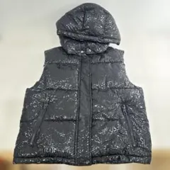 Desigual ダウンベスト フード付き ブラック M