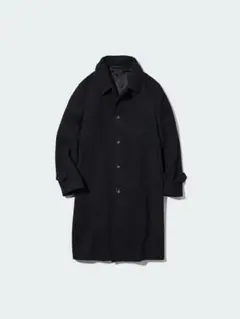 ユニクロ　シングルブレストコート　ブラック　L