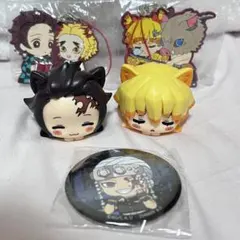 鬼滅の刃5点セット おひるねこミニフィギュア