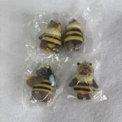 木彫りのみつばちくまさん コンプリートセット
