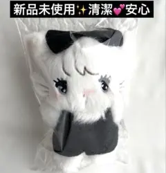 mikko ミッコ　ブラックリボン　マスコット 新品 ムース①