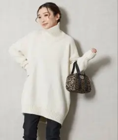 最終お値下FREAK'S STOREフリークスストアタートルオーバーサイズニット