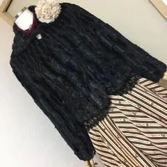 美品！axesfemme ショートファーコート