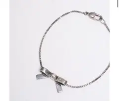 GUCCI/metal bow charm chain bracelet - メルカリ