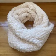 スヌード　白　ポリエステル