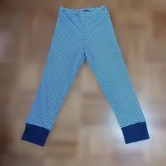 【新品・未使用】フェリシモ シロップ ボーダーレギンス ネイビー・ホワイト S