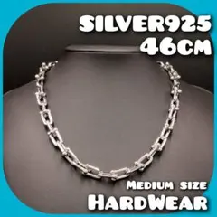 新品 超激レア ハードウェア ネックレス レディースチェーン メンズ シルバー