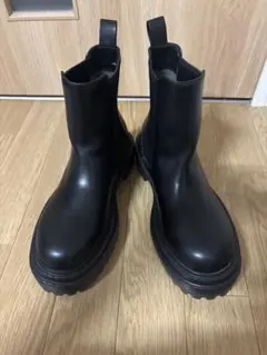 LEPSIM ブラック サイドゴアブーツ Mサイズ