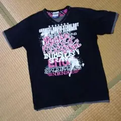 VOGON ブラック Tシャツ LLサイズ グラフィックプリント男女兼用