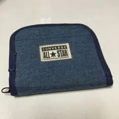 CONVERSE 二つ折り財布 デニムブルーのサムネイル