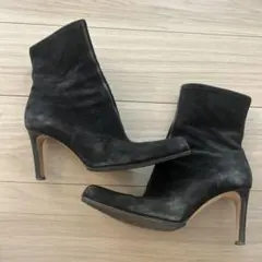 VERO CUOIO ブラック スエードブーツ 37.5