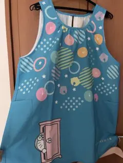 ドラえもん どこでもドア エプロン ブルーのサムネイル