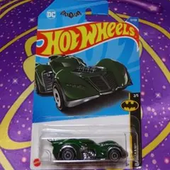 ホットウィール バットマン アーカム アサイラム バットモービル 緑 グリーン