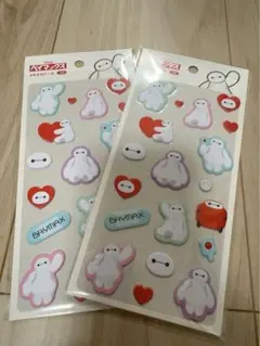＊新品未開封＊ ベイマックス　ふわふわシール セリア　2枚セット