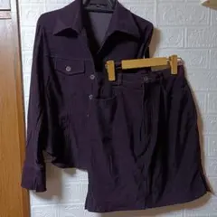 F.M.N★USED★ピーチ起毛カジュアルジャケットセットアップ