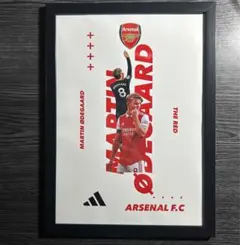 アーセナル MARTIN ØDEGAARD A4 パロディー　アートポスター