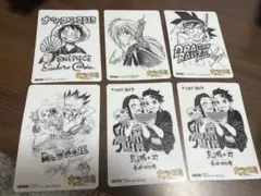 ナツコミ2019 ワンピース サイン色紙風ミニクリア下敷き 15枚セット
