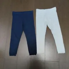 【NEXT】 110cmスパッツ ネイビー・ オートミール