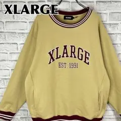XLARGE エクストララージ スウェット リンガー アーチロゴ刺繍ポケット付き