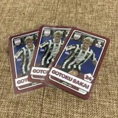 ヴィッセル神戸　酒井高徳選手　オンサイトカード2025 3枚セット