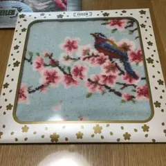 新品　未使用　フェイラー　タオル　ハンカチ　桜　春