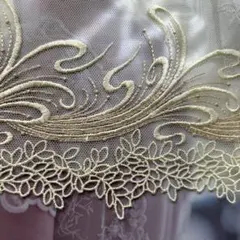 3mラメ糸　チュールレース **お7-61