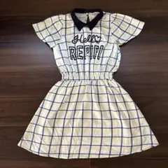 repipi armario チェック柄 半袖ワンピース XSのサムネイル