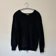 GU ジーユー ブラック Vネック ニットセーター Sサイズ 長袖