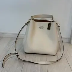 コーチ　２ウェイショルダー ショルダーバッグ ハンドバッグ 2way アイボリー