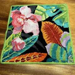 フェイラー　花柄　ハンドタオル