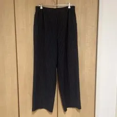フェリシモ live in comfort ☆ストライプワイドパン L