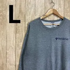 古着　スウェット　トレーナー　ジャージーズ　アメカジ　グレー　冬服　長袖