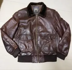 R&R 90s 本革 G-1 レザージャケット ブラウン 40M/M