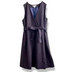 【ヒューマンウーマン】ウール混 ジャンパースカート　M相当