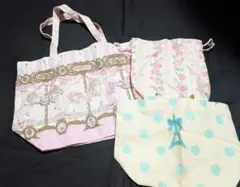 AngelicPretty オリジナルプリントトート＆巾着３点セットのサムネイル
