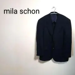 S287 ミラショーン mila schon ネイビー テーラードジャケット