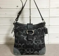 ★No38567 COACH コーチ 2176 シグネチャー ショルダー バッグ