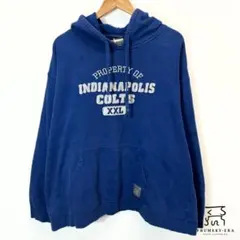 Reebok NFL コルツ パーカー 2XL ブルー 刺繍