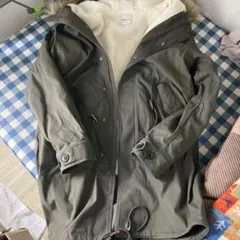 【未使用】EMMA CLOTHES フリースライニング モッズコート Lサイズ