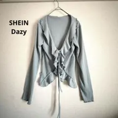 新品★ シーイン デイジー クロップド丈 リボン トップス ライトブルー