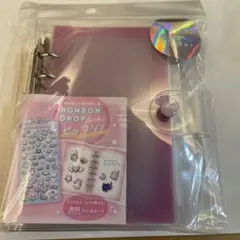 クーリア とうめいシールバインダー ピンク シール帳